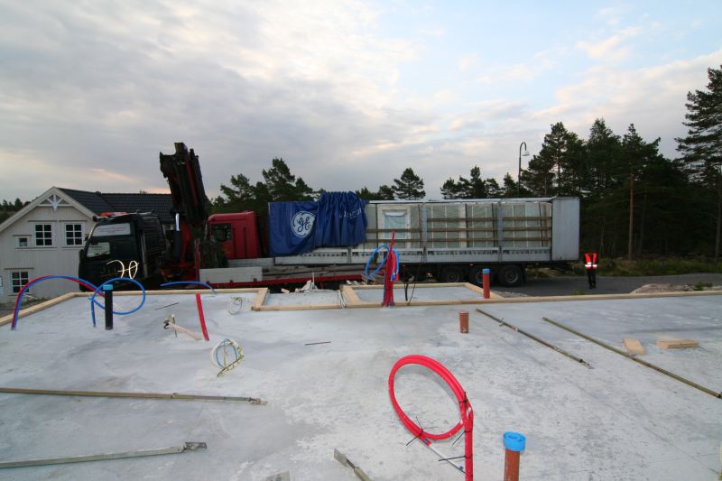 Leveranse av seksjoner til byggesett