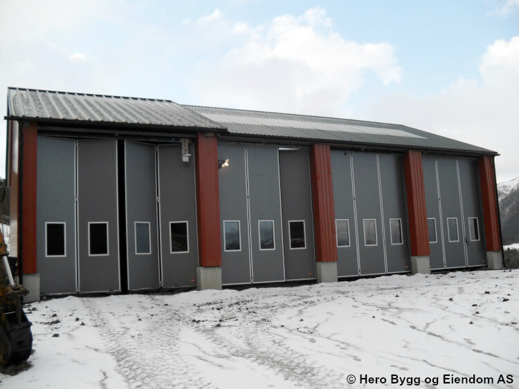 Stålhall 10x17 meter, Orset Gård, Torvikbukt